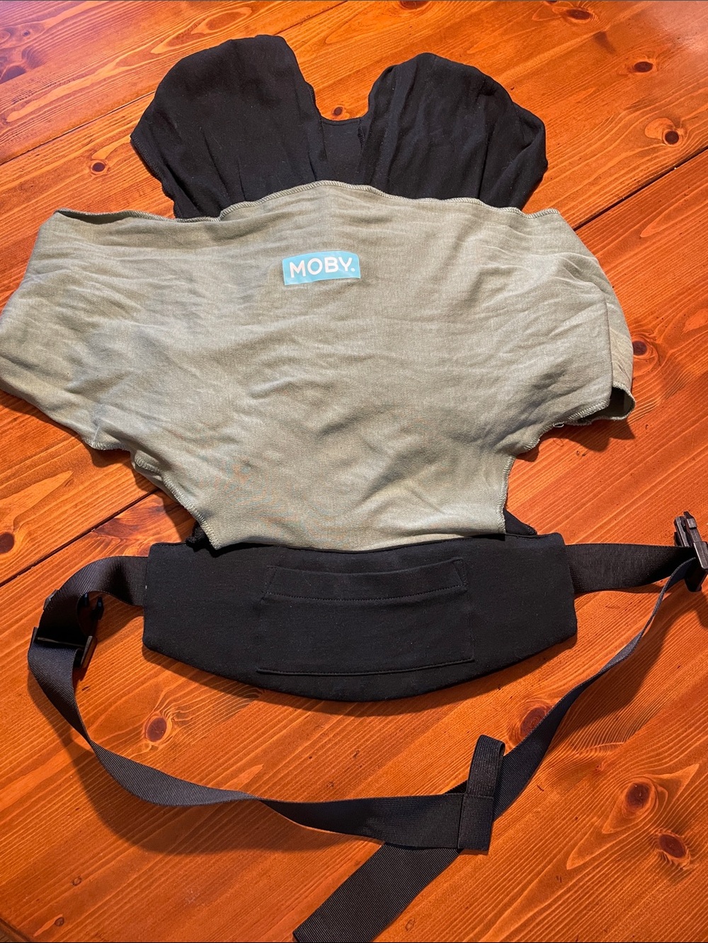 Moby Easy Wrap green & black